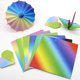 thumbnail image 4 of 174 hojas de papel plegable de forma cuadrada, coloridas, de doble cara, para manualidades de origami creativas (color degradado)., 4 of 7