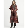 thumbnail image 6 of Jessica Simpson Women's Hardin Flowy Print Duster with Long Sleeves, Sizes S-XL, 6 of 6