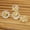 #, variant on Crystal Dots Ear Cartilage Lip Ring Bar Stud Flat Back Climber Piercing Earring~-golden-4#