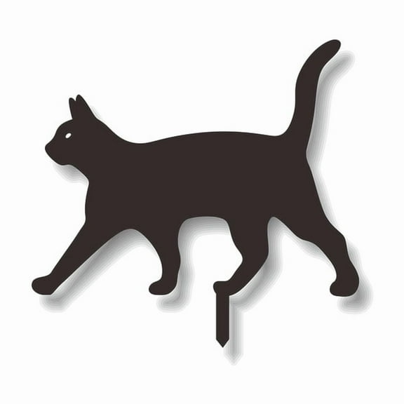 Animal Cat Garden Statues Decorative Garden Stakes Garden Outdoor Decorations Yard Art Decor Courtyard Lawn Ornaments