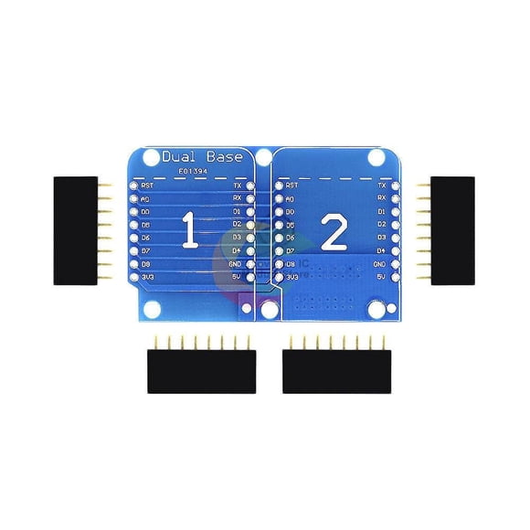 Yazoeia NodeMCU ESP8266 Expansion Board WeMos D1 Mini Double Socket Dual Base Shield Development Board for CJC912-189871