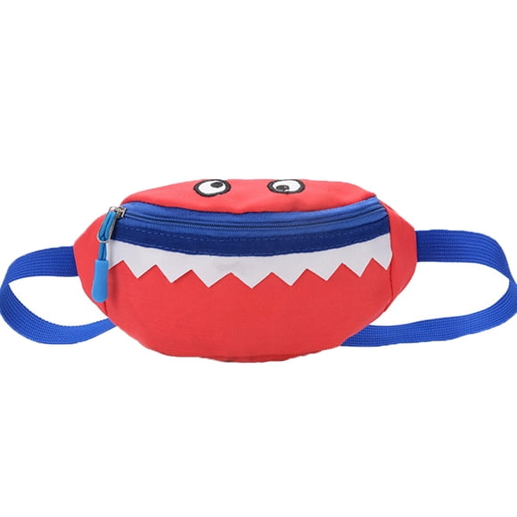 enqiretly Children Baby Girl Waist Packs Kid Fanny Bag Fashion Cartoon Chest Bag Zipper Money Waist Shoulder Belt Bag