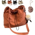 thumbnail image 1 of Bolso bandolera ultraligero de gran capacidad e informal con colgante, bolso ultraligero con colgante, bolso bandolera ultraligero e informal, 1 of 6