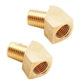 thumbnail image 1 of 2 Pcs Raccord Coudé en Laiton 45 Degrés 1/4 Pouces Femelle à 1/4 Pouces Mâle, 1 of 7
