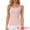 Pink, variant on DARING DIVA Lace Camisole Tank Cotton Cami Pajamas Undershirt XS White