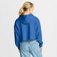 thumbnail image 2 of Women's Fanatics Blue Detroit Lions Oversized Hometown Heritage Cropped Hoodie, 2 of 5