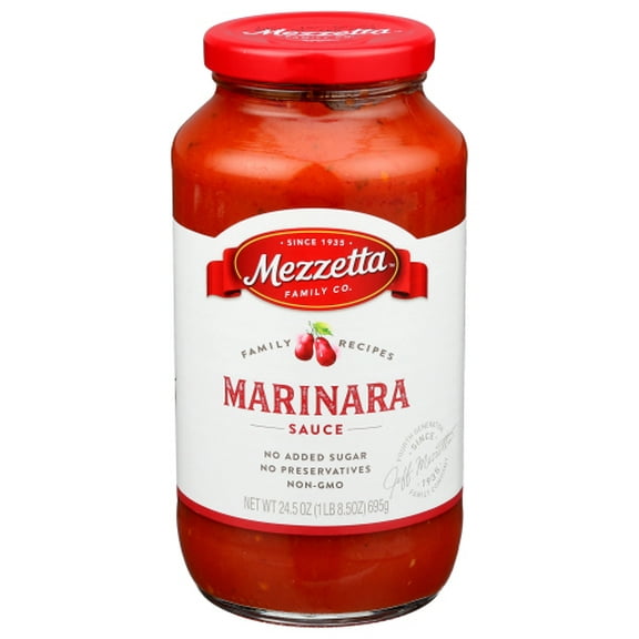 (Pack of 6) Mezzetta Marinara Sauce Homemade NV 24.5 oz