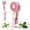 Pink cc3, variant on Rechargeable Handheld Fan with Water Mist Spray 4 Speeds USB Mini Portable Fan for Office Travel Camping Sports Black Pink (Pink)
