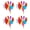 Style 4, variant on Giaone 4lots Cartoon Windmills Weatherproofed Cartoon Toy Home Garden Decoration Wind Spinner Whirli