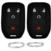 UOKEY Silicone Keyless Remote Key Fob Protector Cover fit for Chevrolet Camaro Cruze Equinox Sonic Volt Malibu Spark
