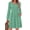Green, variant on Fantaslook Square Neck Long Sleeve Dresses for Women Casual Trendy Sweater Dress with Pockets