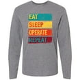 thumbnail image 3 of Inktastic Surgeon Surgical Nurse Eat Sleep Operate Repeat Long Sleeve T-Shirt, 3 of 5