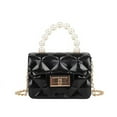 thumbnail image 5 of Bolso pequeño para mujer, mini bolso femenino, nuevo estilo 2025, moderno y con personalidad, bolso de gelatina, elegante bolso de mano con cadena, bolso de mensajero, 5 of 5