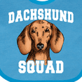 thumbnail image 4 of Inktastic Dog Dachshund Squad Boys or Girls Baby Bib, 4 of 4