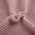 thumbnail image 5 of Fashion Women Solid Long Sleeve Pullove Turtleneck-Neck Casual Sweater Tops On Seasonal Pink 8(L), 5 of 6