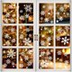 thumbnail image 3 of Pegatinas de pared de Navidad con copos de nieve, calcomanías de vidrio para ventana, decoraciones navideñas para el hogar, Año Nuevo, Navidad, 2020, 36 unids/lote, 3 of 4