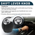 thumbnail image 3 of Unique Bargains Gear Shifter Knob 6 Speed Manual Gearbox Stick Shifter Lever Knob for Renault Megane 2009-2015 Plastic, 3 of 6