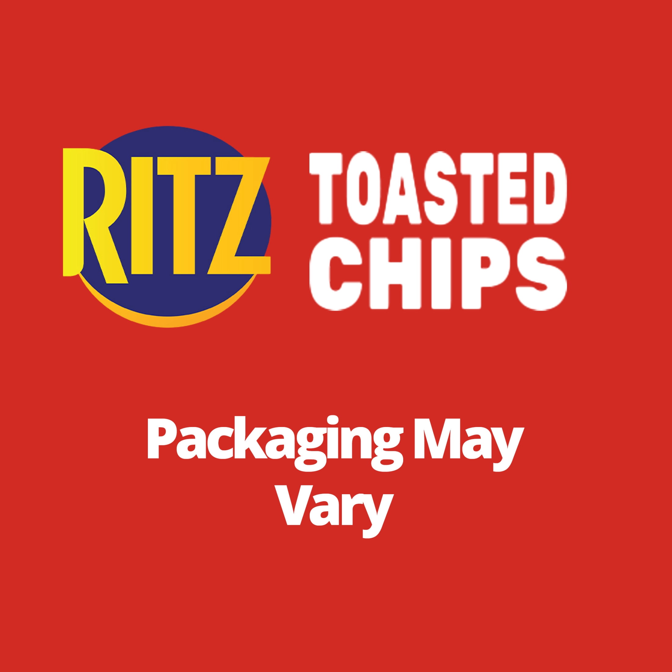 (3 pack) RITZ Toasted Chips Roasted Garlic Crackers, Party Snacks, 8.1 oz