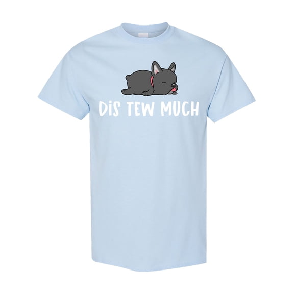 Inktastic Napping Dis Tew Much Grey Frenchie T-Shirt