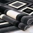 thumbnail image 3 of Allstar Rugs Allstar Abstract Shape Design Modern Rug Gray 7' 9"x10' 2" 8' x 10', 3 of 7
