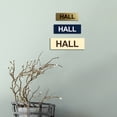 thumbnail image 4 of Basic Hall Sign (Blue) - Small, 4 of 5