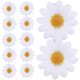 thumbnail image 4 of 12 unids Simulación Daisy Play Clips Flor Fresh Hair Barrettes Pines de pelo para damas y niñas (blanco), 4 of 6