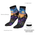 thumbnail image 6 of Naloa Cosmic Irises At Twilight Ankle Socks for Women Non Slip Socks No Show Socks Classic Low Cut Casual Socks Casual Socks, 6 of 7