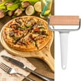 VOYOAO Pizza Dough Docker, Dough Roller with Stainless Steel Spikes