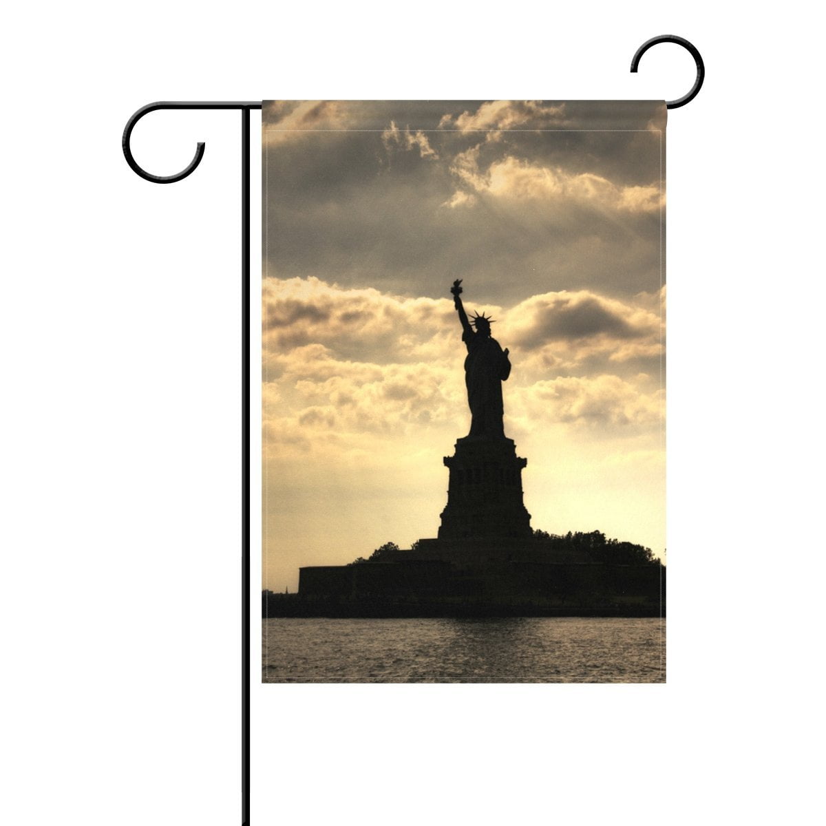 POPCreation Statue Of Liberty Polyester Garden Flag12x18 inches Outdoor Flag Home Party Garden