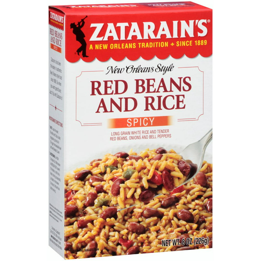 Zatarain's Red Beans and Rice Mix, Spicy, 8 Oz - Walmart.com - Walmart.com