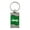 Green, variant on Jeep Keychain & Keyring - Red Wave