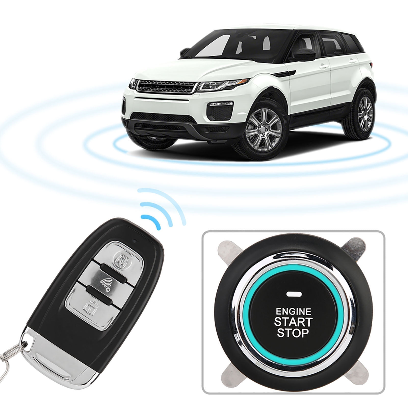 Car Keyless Entry System, Car Alarm Kit Anti Theft Easy Use For Upgrade