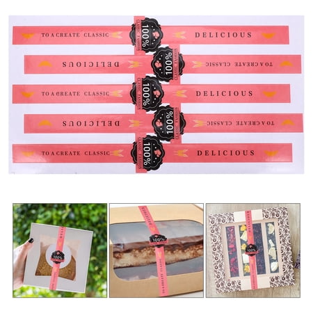 Raindrops 100 Pcs Self-Adhesive Candy Bag Stickers for Party Favors Wrapping and Decoration