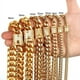 thumbnail image 1 of Cadenas cubanas de Miami de acero inoxidable de 6-18mm de ancho, collares con cierre de caja de circonita CZ, cadena de eslabones pesada grande para hombres, joyería de Hip Hop Rock, 1 of 4