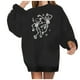 thumbnail image 1 of Sudadera Para Mujer Camisas Erógenas de Invierno Cuello Redondo Manga Larga Tops Impreso Regular Sudadera Blusa Odeerbi ODB128532, 1 of 4