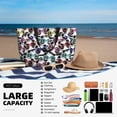 thumbnail image 5 of Kdxio Panda And Glasses for Beach Bag for Women Large Beach Tote Bag Waterproof Sandproof Swim Bag with Zipper Pockets Beach Vacation Travel, 5 of 7