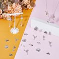 thumbnail image 2 of 72Pcs 6 Style Cheerleading Series Alloy Pendants Antique Silver Charms Mixed Shapes 10.5~27.5x13.5~20x2~7.5mm Hole: 1.2~2mm 12pcs/style, 2 of 6