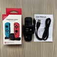 thumbnail image 4 of Left and Right Grip Dual Docking Charger Small Grip Charging Dock with Display Lights Accessories for Nintendo Switch Joycon, 4 of 5