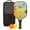 Black-2, variant on Pickleball Paddles Set Of 1, Fiberglass Surface, Tropical Leaf Print, 1 Paddle, 2 Balls & Bag
