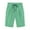 Mint Green, variant on Suumer Plus Size Shorts for Womens Fshion Elastic Waist Drawstring Side Pocket Solid Color Short 5/4