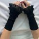 thumbnail image 5 of Women Long Elastic Arm Sleeve Lace Knitting Wrist Cuffs Winter Warm Comfort Soft Mittens Girls Lolita False Cuffs Sweater Decor, 5 of 5