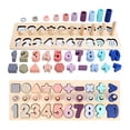 thumbnail image 1 of QZMTOY Counting Shape Stacker Madera Count Sort Torre de apilamiento con madera Colorido N QZMTOY QZMTOY, 1 of 2