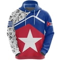 thumbnail image 4 of Sudadera con capucha con estampado de la bandera de Cuba para hombre, nueva sudadera de manga larga, tops tipo pulóver, sudaderas deportivas de moda para correr, sudaderas con capucha gráficas 3D de g, 4 of 5