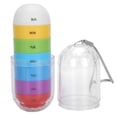 thumbnail image 2 of Pills Box,Mini Portable Weekly Pills Portable Pills Case Pills Organizer Unparalleled Experience, 2 of 14
