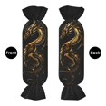thumbnail image 2 of Salouo Golden Dragon Tattoo Art Pattern Cute Bolster Pillow,Cylindrical Pillow Long Pillow for Bed Round Side Pillow for Knee/Leg/Neck ,- Length 24.4" x 9.8" Diameter, 2 of 8