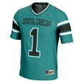 thumbnail image 2 of Youth GameDay Greats #1 Teal Coastal Carolina Chanticleers Endzone Football Jersey, 2 of 4