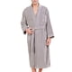 thumbnail image 1 of Minnieouse de noche Traje de casa Cinturón Albornoz Verano Con capucha Suavidad atractiva Ropa de dormir sexy Tallas grandes Manga larga Lavable Pijama hombre gris METRO (50-168 CM) Minnieouse AP019235-19, 1 of 6