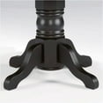 thumbnail image 2 of Bowery Hill Round Pedestal Dining Table in Black, 2 of 3