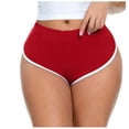 thumbnail image 4 of Ashirexll Women's Shorts, High Waisted Shorts Women, Basic Slip Shorts Compression Workout Leggings Yoga Shorts Capris, 4 of 6