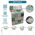 thumbnail image 6 of Boho Spring Floral Table Runner 90 Inches, Retro Flowers Plants Patchwork Grid Green Bed Runner Dresser Scarves Tabletop for Indoor Outdoor Parties/Ceremony/Banquet, 13" x 90", 6 of 8
